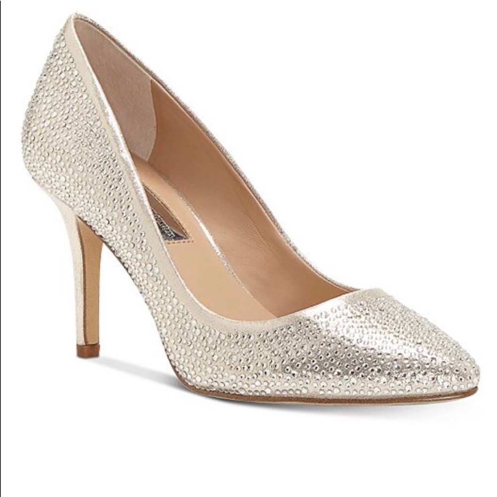 I.N.C. Zitah Rhinestone Pointed Toe Pumps